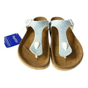 Papillio by Birkenstock Gizeh Sandals - Beach Light Blue - Size 35 (US 4 L)